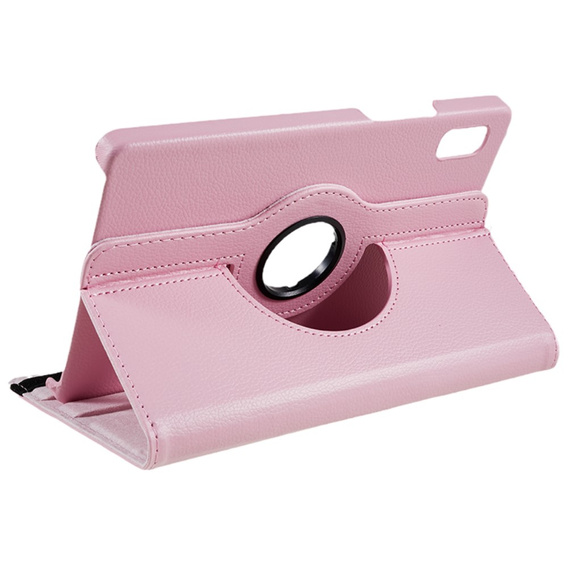 Etui do Lenovo Tab M9, Obrotowe 360, różowe