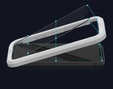 Szkło Hartowane z ramką do montażu SPIGEN Alm Glas FC do iPhone 12/12 Pro (2 sztuki)
