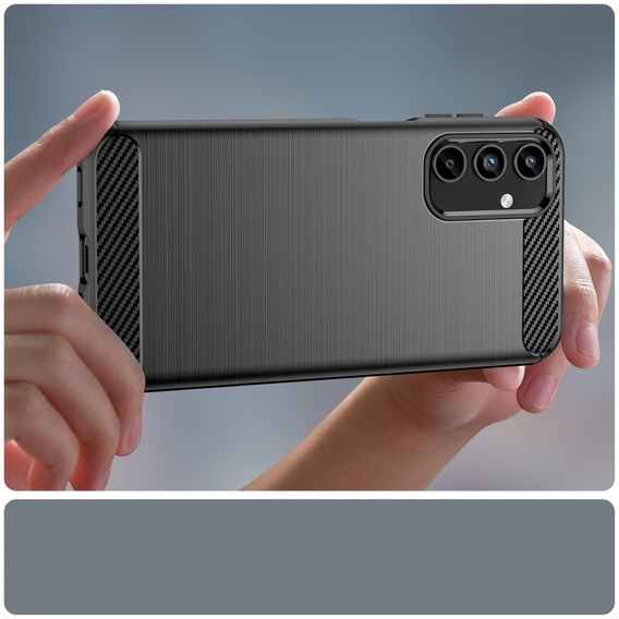 Etui do Samsung Galaxy A15 4G / 5G, Carbon, czarne