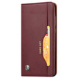 Etui Wallet do Xiaomi 11T / 11T Pro, Outer Card Slot, Wine Red