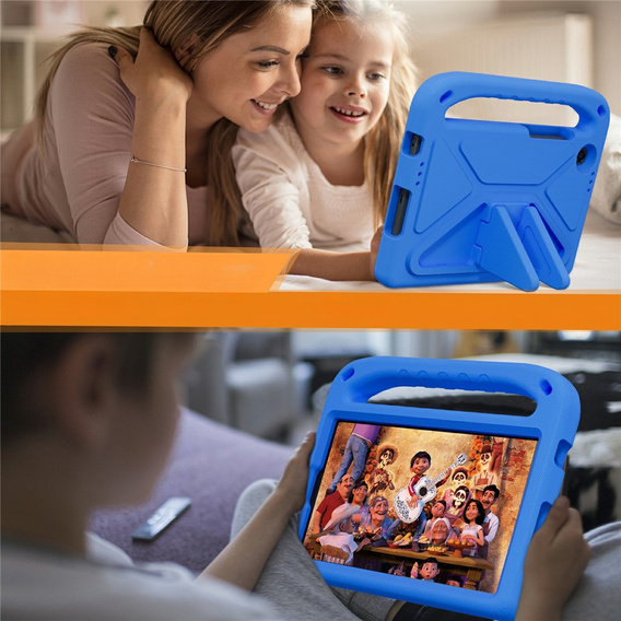 Etui ochronne do Lenovo Tab One 8,7", z uchwytem, niebieskie