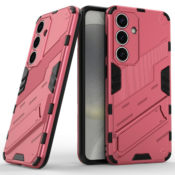 Etui do Samsung Galaxy A56 5G, Military kickstand, różowe