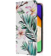 Etui Wallet do Samsung Galaxy A72 5G / A72 LTE, Leaves