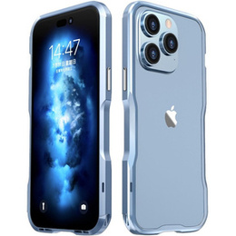 Etui LUPHIE do iPhone 14 Pro, Armor Bumper, niebieskie