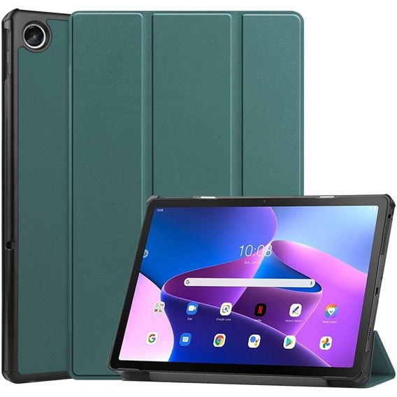 Etui do Lenovo Tab M10 Plus 10.6 Gen 3 TB-125F TB-128F, Smartcase, zielone