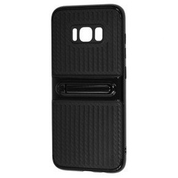 Etui Hybrid Carbon Stand Case Samsung Galaxy S8 - Black