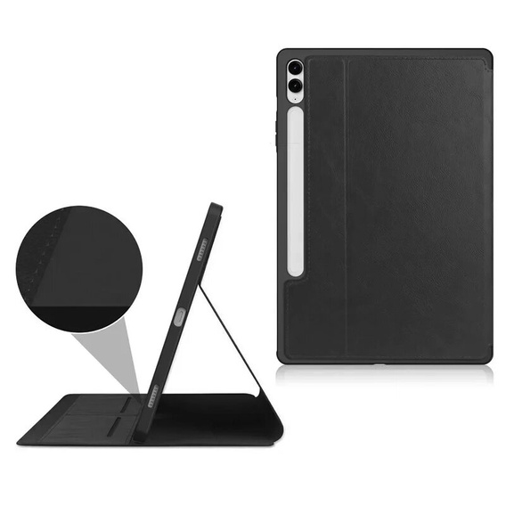 Etui do Samsung Galaxy Tab S9 FE+ Plus, Smartcase, z miejscem na rysik, Czarne