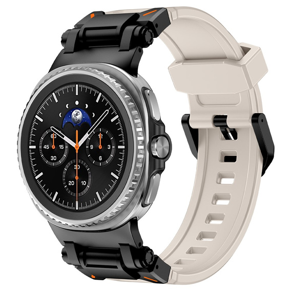 Pasek Silikonowy do Samsung Galaxy Watch 8 / 8 Classic, Beżowy