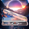 Etui do iPhone 16 Pro, Shockproof Hybrid, z folią na ekran, do MagSafe, różowe