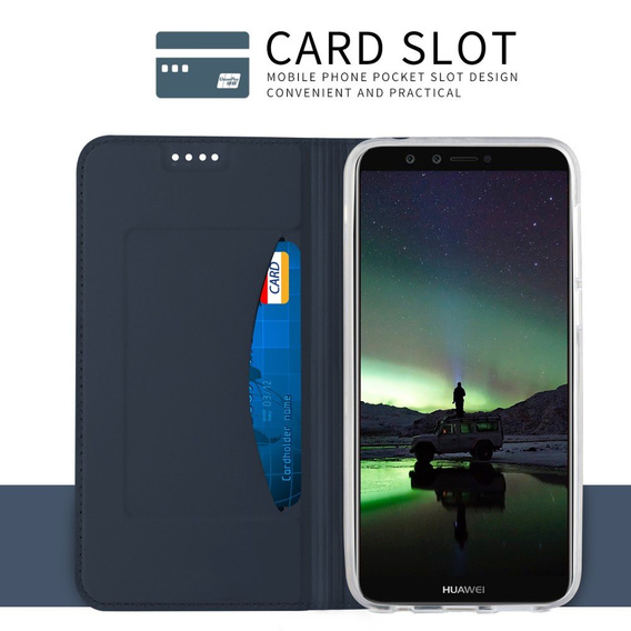 Granatowe Etui SkinPro do Huawei Y9 2018