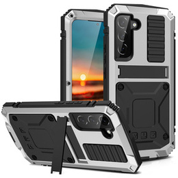 Etui pancerne do Samsung Galaxy S22, R-JUST, srebrne