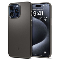 Etui Spigen do iPhone 15 Pro, Thin Fit, Szare