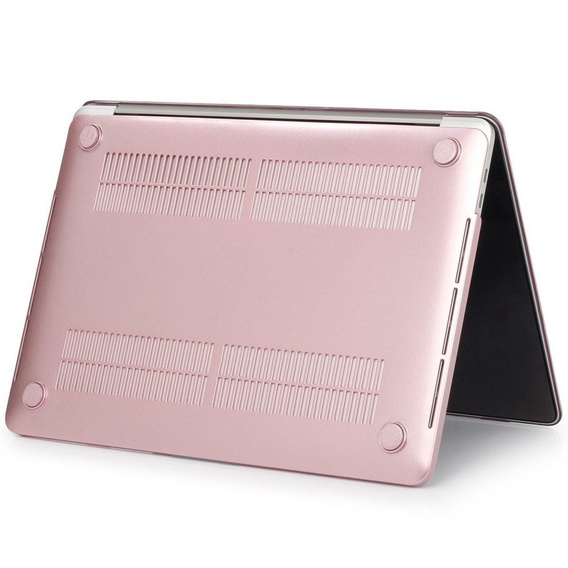 Etui do Macbook Pro 13 A1706 A1708 A1989 A2159 A2251 A2289 A2338, Hard Case Obudowa, Różowe, Rose Gold