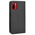 Etui z klapką do Ulefone Note 12P, Wallet Litchi Magnet, czarne