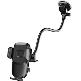 Długi Uchwyt Samochodowy na telefon na szybę, ERBORD Long Goose Neck, giętki, ramię 30cm