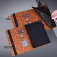 Etui do Xiaomi Redmi Pad SE 11", Flowers, brązowe