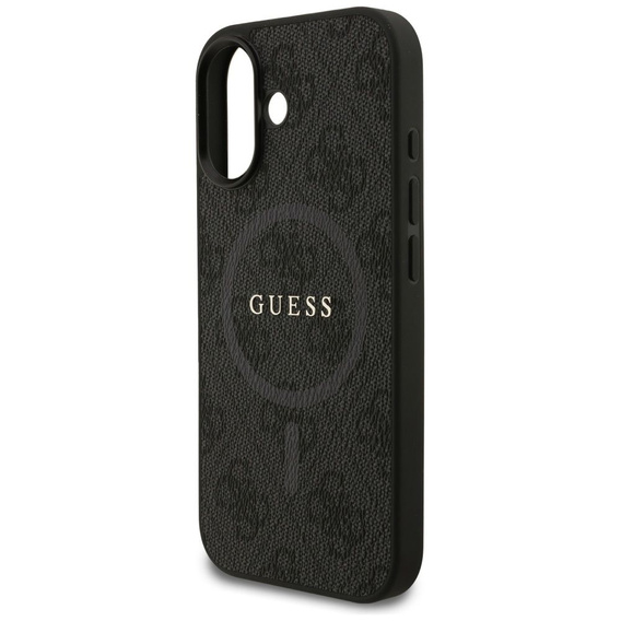 Etui GUESS do iPhone 17, 4G Ring Classic Logo, czarne