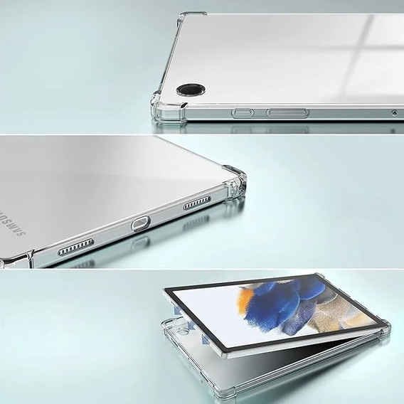 Etui do Samsung Galaxy Tab A9, Silikonowe, przezroczyste