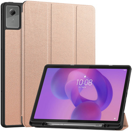 Etui do Lenovo Idea Tab Plus 12,1", Smartcase, różowe rose gold