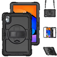 Etui pancerne do Lenovo Idea Tab 11" 2025 TB336FU TB336ZU, ochronne 360 z miejscem na rysik, czarne