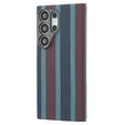 Etui do Samsung Galaxy S24 Ultra, Aramid Fiber Slim Case, do MagSafe, niebieskie / czerwone