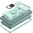 Etui pancerne do Samsung Galaxy S20 FE, CamShield Slide, zielone