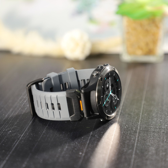 Pasek Silikonowy QuickFit do Garmin Fenix 22mm, Szary