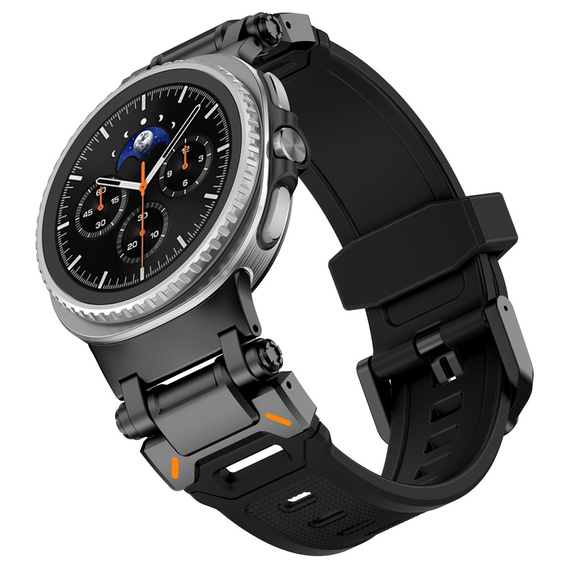 Pasek Silikonowy do Samsung Galaxy Watch 8 / 8 Classic, Czarny