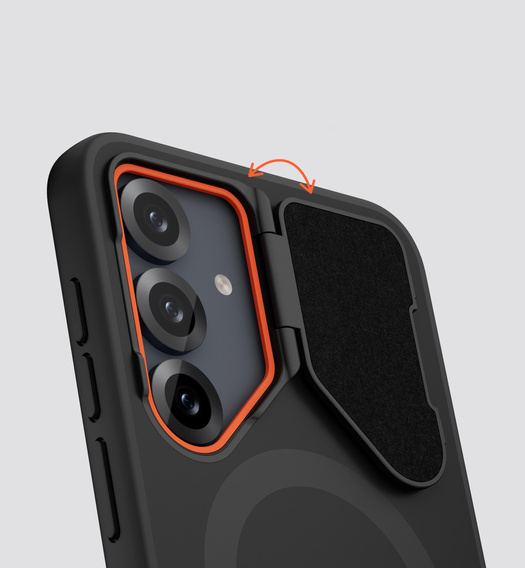 Etui do Samsung Galaxy S25 FE, Suritch Shockproof, do MagSafe – czarne