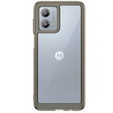 Etui do Motorola Moto G84 5G, Fusion Hybrid, przezroczyste / czarne