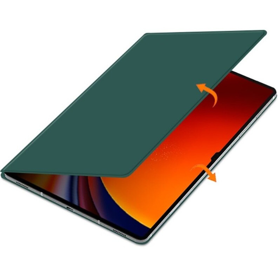 Etui do Samsung Galaxy Tab S9 Ultra, Magnetic, zielone