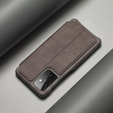 Etui z klapką do Samsung Galaxy A52 5G / 4G, LC.IMEEKE, szare