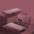 Etui z klapką CASEME do Samsung Galaxy A54 5G, Litchi Wallet, czerwone