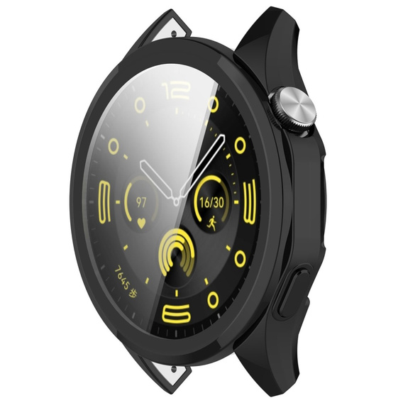 2w1 Etui z Osłoną na ekran do Huawei Watch GT 4 46mm, Czarne