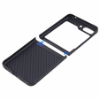 Etui do Samsung Galaxy Z Flip5 5G, karbonowe Carbon Fiber, czarne