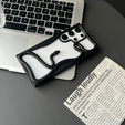 Etui do Samsung Galaxy S25 Ultra z motywem węża i matowym wykończeniem – czarne