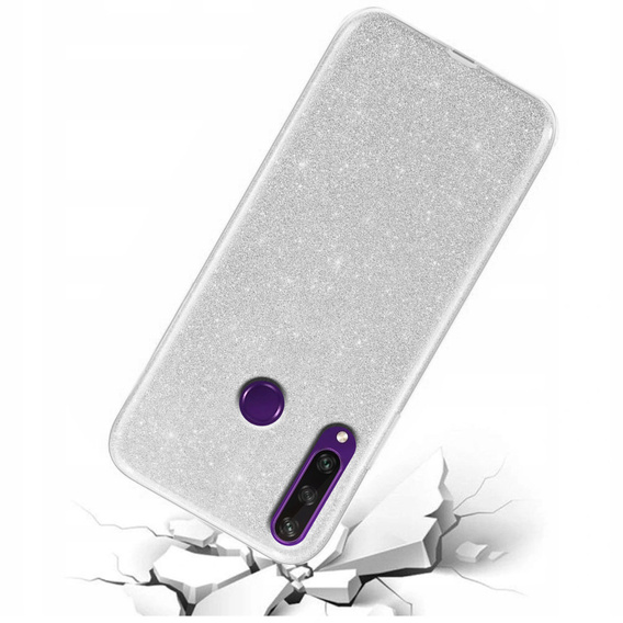 Etui Glitter Case do Huawei Y6P, Silver