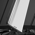Zestaw Etui Side Magnetic do Samsung Galaxy A53 5G, Białe + szkło