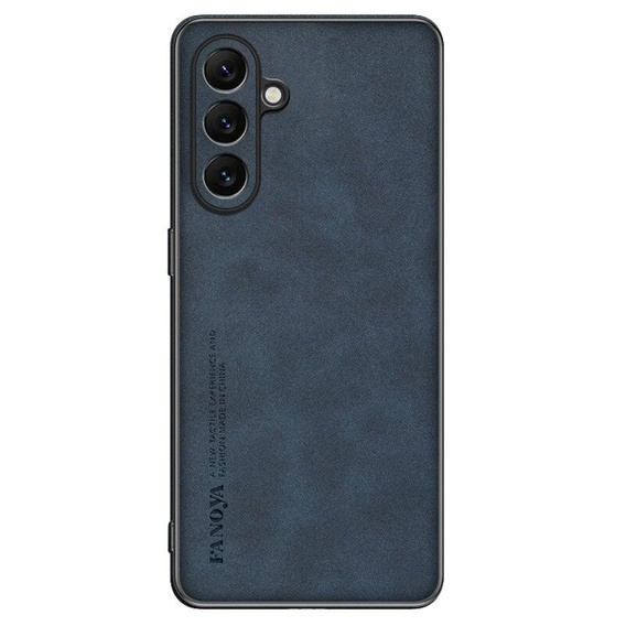 Etui do Samsung Galaxy M55 5G, ERBORD Business, z blaszką do uchwytów samochodowych, niebieskie