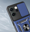Etui pancerne do Oppo Reno 14 F / 14 FS, CamShield Slide, niebieskie