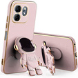 Etui do Infinix Hot 50i 4G, Astronaut, różowe