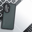 Etui matowe do Honor 200 Pro 5G – transparentne, czarne, z powłoką Soft Touch