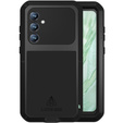 Etui Love Mei do Samsung Galaxy S23 FE, pancerne ze szkłem, czarne