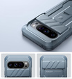 Etui pancerne do Google Pixel 9 Pro, Dexnor Full Body (Two Frames), niebieskie