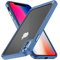 Etui do iPhone X / XS, ERBORD Impact Guard, niebieskie