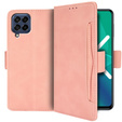 Etui z klapką do Samsung Galaxy M53 5G, Card Slot, różowe