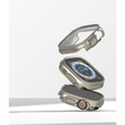 Etui Ringke do Apple Watch Ultra 1/2/3 49mm, Slim, 2-Pack, Clear / Titanium Grey