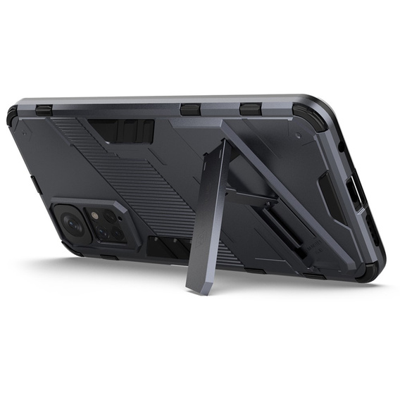 Etui do Xiaomi Redmi Note 11/11S, Military kickstand, Niebieskie
