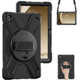 Etui do Samsung Galaxy Tab A9+ X210 / X215 / X216B, Pancerne obrotowe 360, Czarne