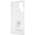 Etui Karl Lagerfeld do Samsung Galaxy S24 Ultra, IML Choupette - przezroczyste